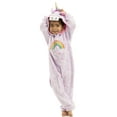 thumbnail image 5 of Funstuff Newborn Baby Girls Fleece Zip Up Cosplay Fur Costume Coverall 3D nose Woobie Tail Newborn, 5 of 5