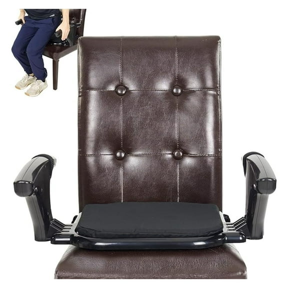 Seat Lifter Chair Assist for Elderly & Adults - Patented Portable Sit to Stand Lift Device for Seniors - Stand Assist Aid & Support - Cushioned Transfer & Mobility Aid - Supports 250 pounds