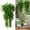 Green, variant on 2-Pack Artificial Hanging Plants - 29.9 Inch Fake Ivy Vine for Indoor/Outdoor Wall Decor