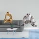 thumbnail image 2 of Estatua abstracta de búho pensador, escultura animal moderna, adorno de mesa para sala de estar, oficina, estantería, armario, mesita de noche, decora, 2 of 8