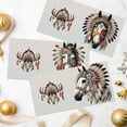 thumbnail image 5 of 6pcs Diamond Art Painting Kit Greeting Card, Featured Horse 5D DIY Special Shape Diamond Greeting Card Creative Gifts, Christmas Thanksgiving Greeting Card Congratulation, 5 of 7