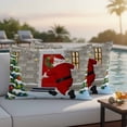 thumbnail image 4 of Christmas Santa Outdoor Waterproof Pillow Covers, Xmas Tree Farmhouse Snowflake Decorative Rectangle Throw Pillowcase Sofa Cushion Sham for Patio/Couch/Chair, 20"x12" 2 Pack, 4 of 8