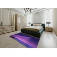 thumbnail image 4 of Ahgly Company Indoor Rectangle Patterned Purple Plum Purple Area Rugs, 8' x 10', 4 of 6