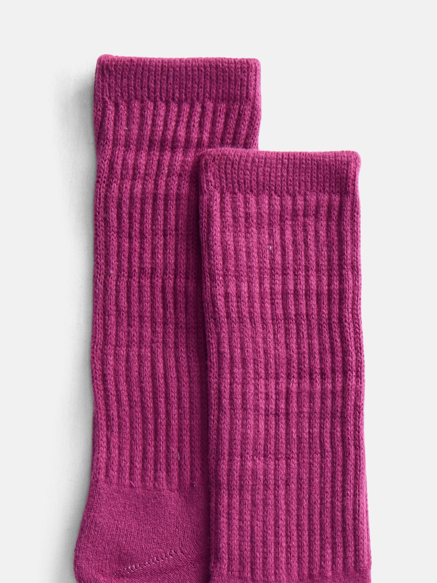 Joyspun Women's Comfort Slouch Crew Socks, 3-Pack, Size 4-10