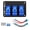 Blue, variant on Heavy Duty 3 Position Rocker Switches with LED Lights for Trucks & Boats
