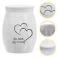 thumbnail image 4 of Decorative Urn Cremation Urn Funeral Urn Aluminium Alloy Urn Human Ashes Holder, 4 of 4