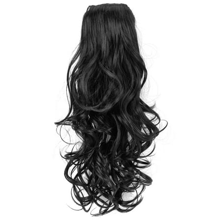 OneDor 16 Inch Curly Ponytail Hair Extensions with Comb