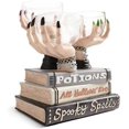 thumbnail image 2 of Snack Bowl Stand, Halloween Hand Holder, 3 Bowl Holders For Candy Cookie Dessert Snack Resin Desktop Ornament Halloween Party Decoration, 2 of 3