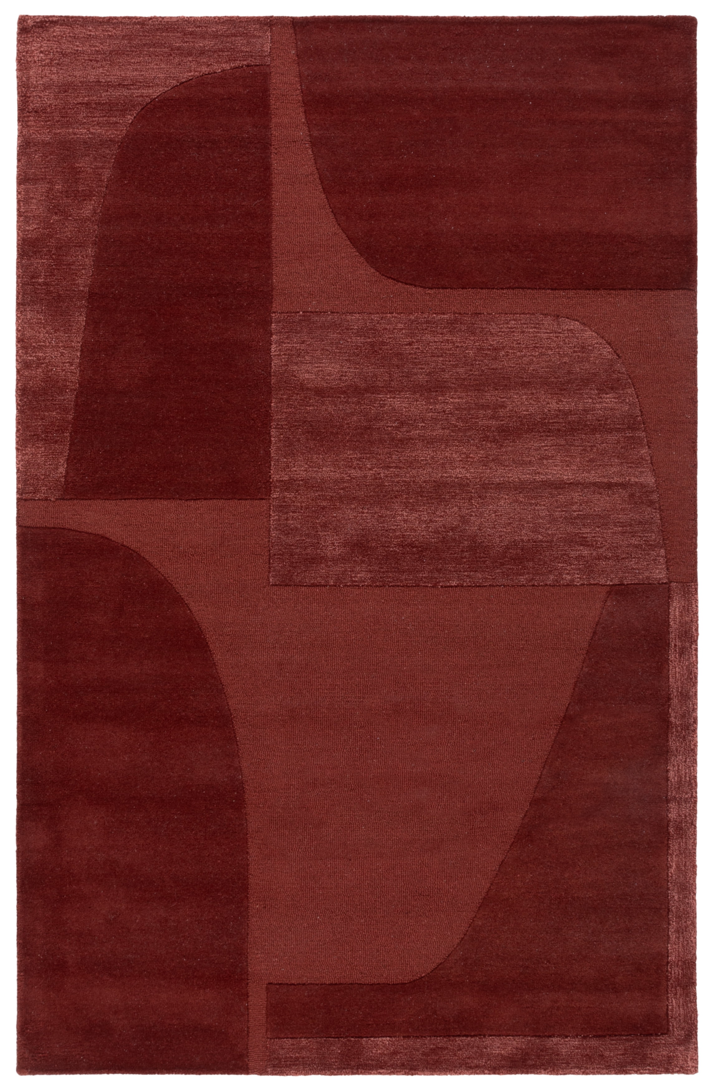 Safavieh Fifth Avenue Janie Geometric Area Rug, Rust, 5' x 8'