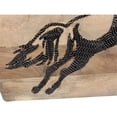 thumbnail image 2 of Taran Designs Martin Solid Wood Inlay Wall Art in Brown/Black, 2 of 2