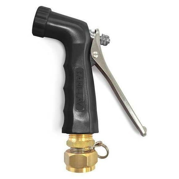 Sani-Lav Spray Nozzle, 3/4" Female, 100 psi, 6.5 gpm, Black N2SB17