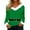 Green, variant on Funny T-Shirts For Women Print Long Sleeve With Collar Elegant Holiday Party Festive Blouse Winter Gift Tops