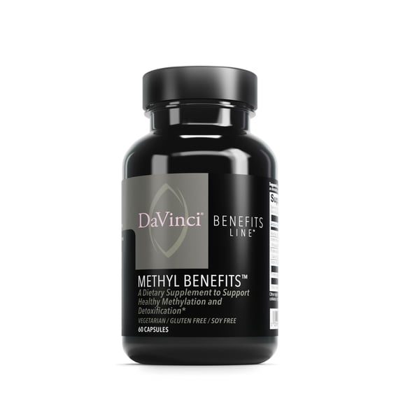 DaVinci Labs Methyl Benefits - Support Brain & Heart Health* - 60 Vegetarian Capsules
