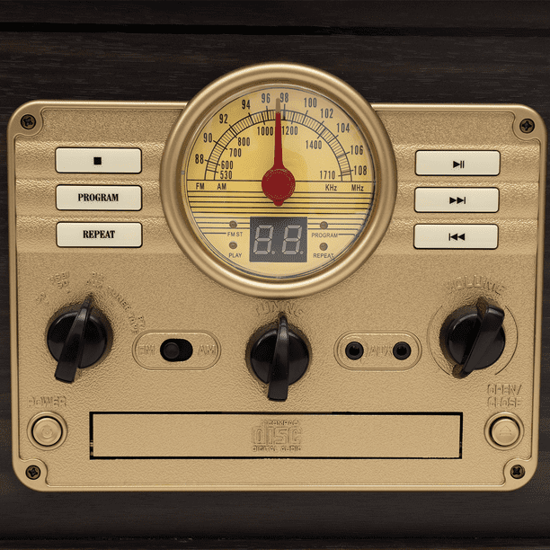 Combo Tornamesa Nostalgica Cd Lp Mp3 Cassette BT9203 Select Sound