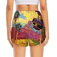 thumbnail image 3 of Picia Beautiful African Woman Pattern Women's 2 in 1 Athletic Running Shorts High Waisted Workout Casual Gym Sweat Shorts with Comfy Liner Zipper Pockets-Large, 3 of 9