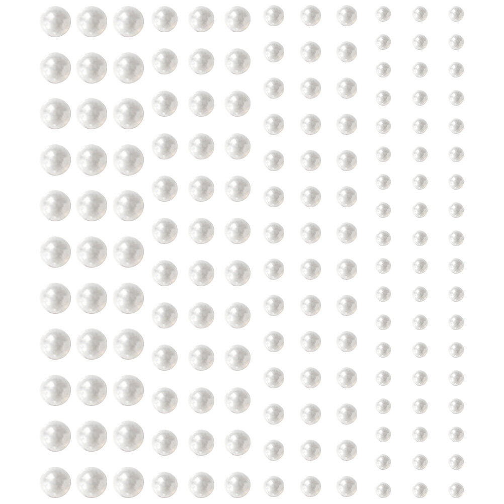 HOMEMAXS 6 Sheets Face Pearls Makeup Jewels Body Gems Stick On Pearls