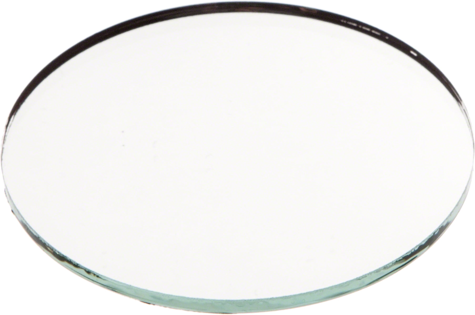 Plymor Round 3mm Non-Beveled Glass Mirror Pack of 24 3 inch x 3 inch 