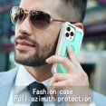 thumbnail image 5 of iPhone 13 Pro Case - Heavy Duty Hybrid Rugged Dual Layer Protective Shockproof Kickstand Cover with Ring Holder for Apple iPhone 13 Pro, F, 5 of 7