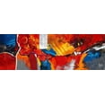 thumbnail image 2 of Jadis 24x11 White Modern Wood Framed Museum Art Print Titled - Vie de Joie, 2 of 4