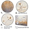 thumbnail image 3 of Designart "Harmonious Snowdrop Simplicity II" Snowdrops Floater Framed Wall Art Living Room, 3 of 5