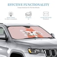 thumbnail image 4 of YFYANG Front Windshield Sun Shade, Cartoon Fox Foldable Car Visor for Cars, Trucks, SUVs, Small, 4 of 9