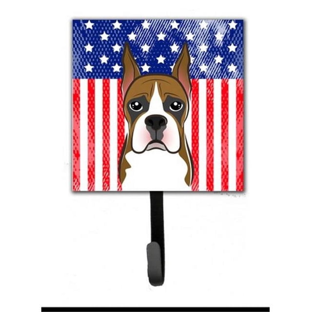 Carolines Treasures BB2153SH4 American Flag & Boxer Leash or Key Holder