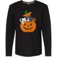 thumbnail image 3 of Inktastic Halloween Kitties in Pumpkin Long Sleeve T-Shirt, 3 of 5