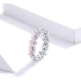 thumbnail image 4 of MUNDELL 925 Sterling Silver Dainty Daisy Rings Blue Flower Finger Rings for Women Stacking Promise Rings Fine Jewelry, 4 of 8