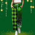 thumbnail image 3 of Pantalones termicos Gibobby mujer largos sueltos informales estampado St. Day gris M, 3 of 4
