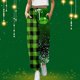 thumbnail image 3 of Pantalones termicos Gibobby mujer largos sueltos informales estampado St. Day gris M, 3 of 4