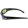 thumbnail image 3 of Global Vision Lunettes de Soleil Marilyn 3 pour Femmes avec Rembourrage en Mousse EVA (Miroir Bleu), 3 of 7