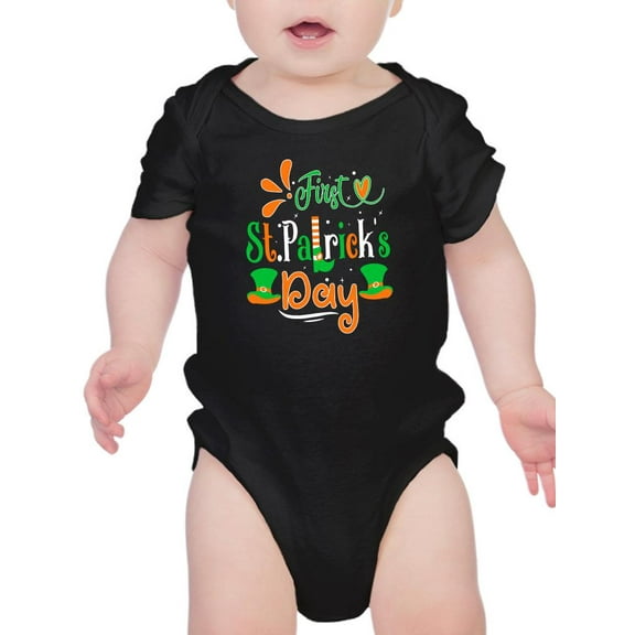 First St. Patricks Day Bodysuit Infant -Image by Shutterstock,  Newborn