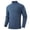 MY50-Blue, variant on MiYuan Mens Quarter Zip Pullover Stand-Up Collar Golf Shirts Long Sleeve Golf Running,Quarter Zip,Thermal Warm,Lightweight,Long Sleeve ,Stretchy,Pullover Sweater Top Workout Wear