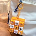 thumbnail image 3 of Keychain Pendant Stress Relief Fidget Toy with Metal Hanging Buckle Funny Emoticons Sound Decompression Button Key Chain, 3 of 8