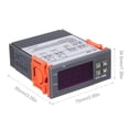 thumbnail image 4 of Controlador de temperatura Controlador de temperatura digital STC-1000 Termostato centígrado de enfriamiento de calefacción con sensor, 4 of 7