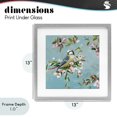 thumbnail image 4 of Stupell Industries Traditional Songbird Perched on Blooms Gray Framed Print Under Glass, 13 x 13, by Sally Swatland, 4 of 8