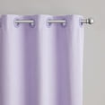 thumbnail image 4 of (2 pack) Your Zone Corduroy Blackout Grommet Curtain Panel,1 Panel, Lilac Bud, 38"W x 84"L, 4 of 12