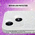 thumbnail image 4 of Compatible with iPhone 14 Glitter Case Women Girls Bling Sparkle Phone Case Camera Lens Protection Slim Soft Bumper Shockproof Protective Cover for iPhone 14 6.1 inch, White, 4 of 12