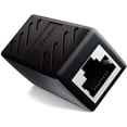 thumbnail image 3 of 6X Cat6 Bridge Termination Network Cables Patch Cable Ethernet Cable Shielded Modular Adapter 2X Female Jack Rj45 Dsl Lan - Black, 3 of 8