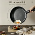 thumbnail image 6 of Astercook 20-Piece Pots and Pans Set, Nonstick Cookware Set with Detachable Handles, Oven & Dishwasher Safe, Induction Compatible, Stackable RV Kitchen Cooking Set, Black, 6 of 11