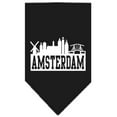 thumbnail image 2 of Pet and Dog Bandana Screen Printed, "Amsterdam Skyline", 2 of 10