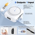 thumbnail image 6 of 20000mAh Portable Charger Power Bank 22.5W Fast Charging,Magnetic Wireless Charger for iPhone 17/16/15/14,Portable Phone Charger for Apple Watch AirPods, 3 in 1 Battery Pack Travel Essentials(White), 6 of 10