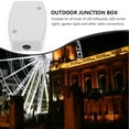 thumbnail image 2 of OUNONA Weatherproof Plastic Junction Box for Outdoor Storage Use White 6.3x4.7x3.1 Inches, 2 of 6