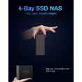 thumbnail image 3 of Almacenamiento NAS SSD TERRAMASTER F4 - Servidor NAS 4 bahías todo SSD N95, 3 of 9