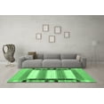 thumbnail image 3 of Ahgly Company Indoor Round Abstract Emerald Green Contemporary Area Rugs, 6' Round, 3 of 4