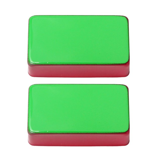 Miangastore Guitar Brass Cover 2Pack Plastic Enclosed for Dust Protection and Noise Control Red