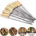 thumbnail image 3 of 20 piezas tenedores para barbacoa, tenedores para platos de barbacoa de acero inoxidable, herramientas para pinchos de barbacoa de cocina JAMW Sencillez, 3 of 5