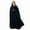 Navy, variant on Hfyihgf Womens Gothic Hooded Open Front Poncho Cape Coat Winter Wool Blend Maxi Outwear Jacket Cloak Army Green M
