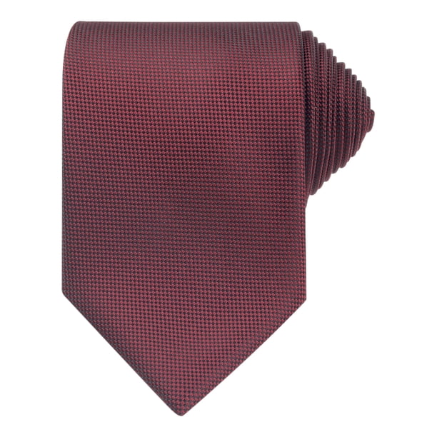 CORBATA CHIC PARA EL DÍA DEL PADRE, CORBATAS DE HOMBRE DE COLOR SÓLIDO, CORBATAS TEXTURIZADAS CLÁSICAS PARA BODAS FORMAL, TALLA ÚNICA, ROJO VINO