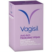 Vagisil Medicated Wipes, Pack of 2